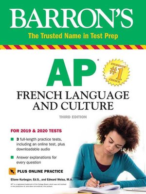 cover image of AP French Language and Culture with Online Practice Tests & Audio
